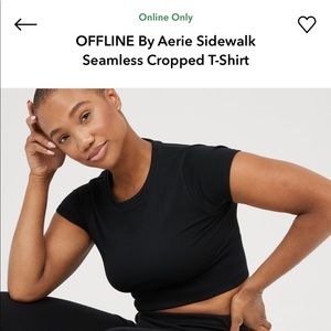 Offline by Aerie Sidewalk Seamless Cropped T-Shirt